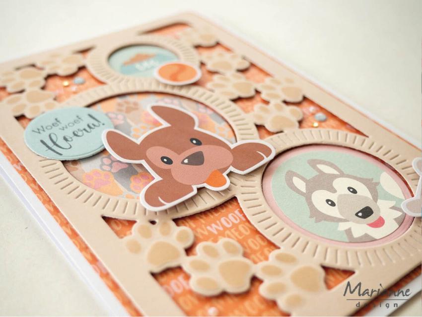 Marianne Design - Stanzteile "Dogs" Die Cuts
