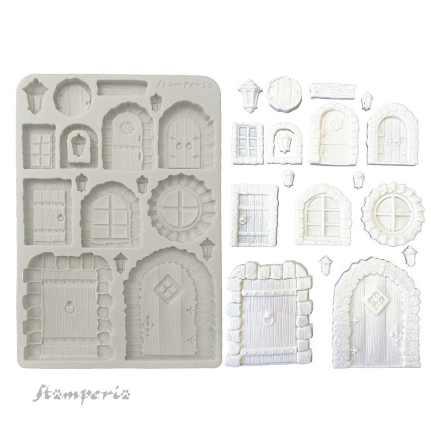 Stamperia - Gießform A5 "Door and Window" Soft Mould 