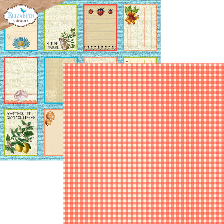 Elizabeth Craft Designs - Designpapier "Sunny Days" Paper Pack 12x12 Inch - 12 Bogen