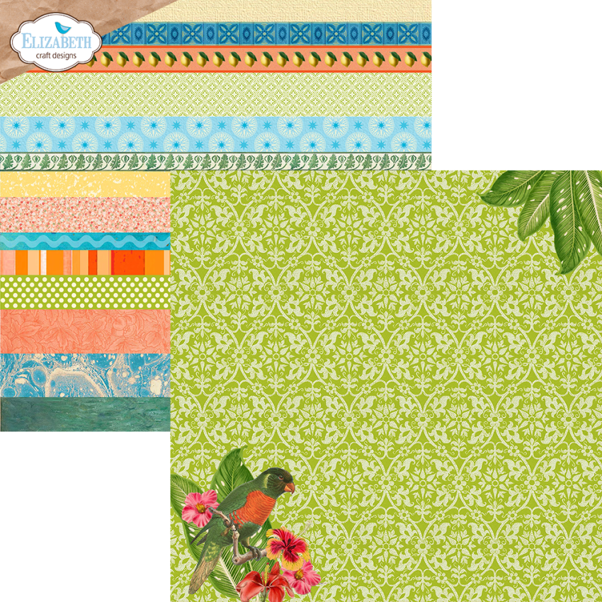 Elizabeth Craft Designs - Designpapier "Sunny Days" Paper Pack 12x12 Inch - 12 Bogen