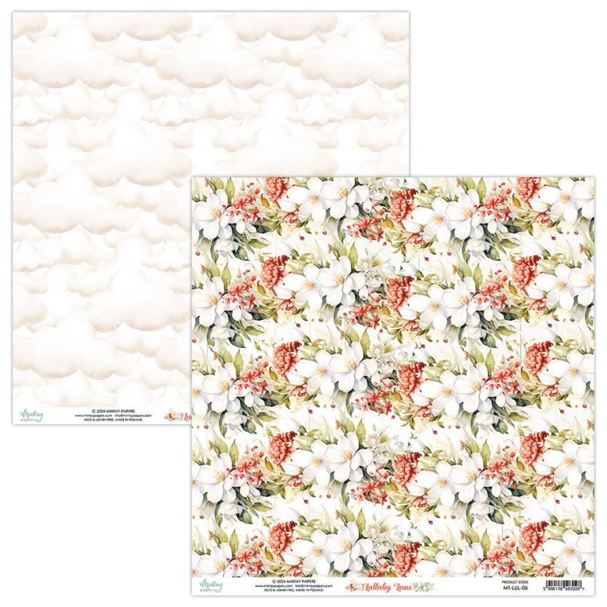Mintay Papers - Designpapier "Lullaby Lane" Scrapbooking Paper Pad 12x12 Inch - 12 Bogen