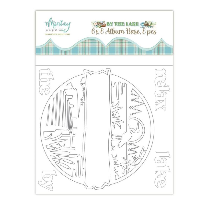 Mintay Papers "By The Lake" Chipbaord Album Base 6x8 Inch