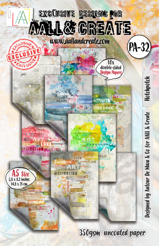 AALL and Create - Designpapier "Hotchpotch" Paper Pack A5 - 10 Bogen