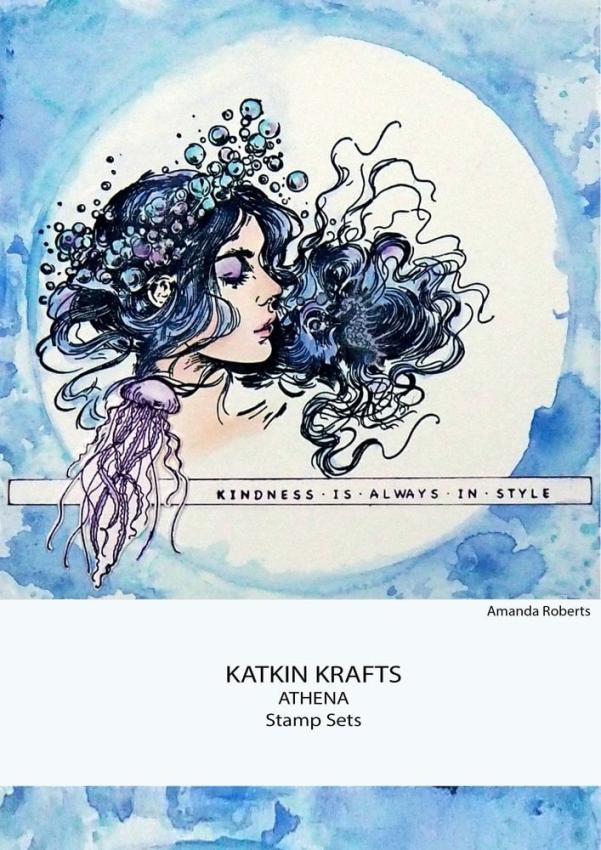 Katkin Krafts - Stempelset "Athena" Clear Stamps