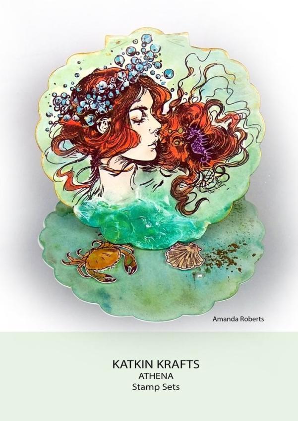 Katkin Krafts - Stempelset "Athena" Clear Stamps