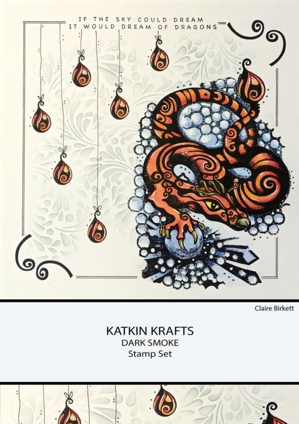Katkin Krafts - Stempelset "Dark Smoke" Clear Stamps