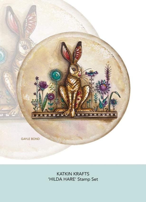 Katkin Krafts - Stempelset "Hilda" Clear Stamps