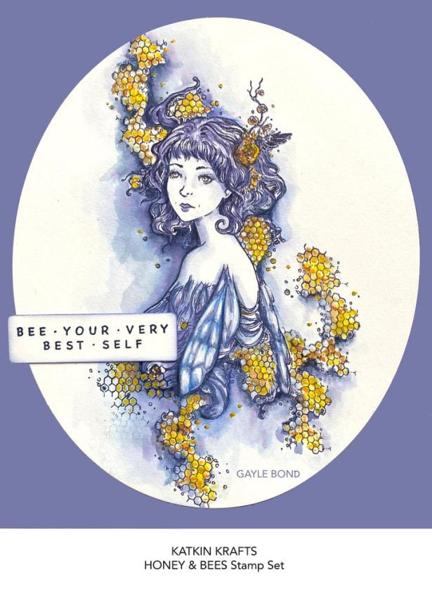 Katkin Krafts - Stempelset "Honey & Bees" Clear Stamps