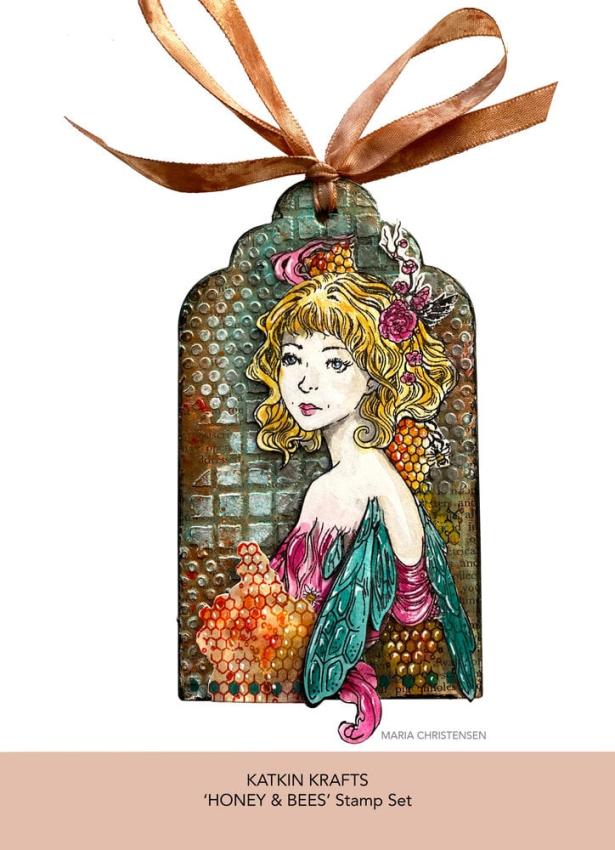 Katkin Krafts - Stempelset "Honey & Bees" Clear Stamps