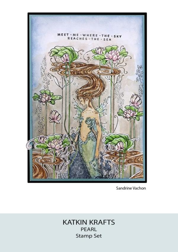 Katkin Krafts - Stempelset "Pearl" Clear Stamps