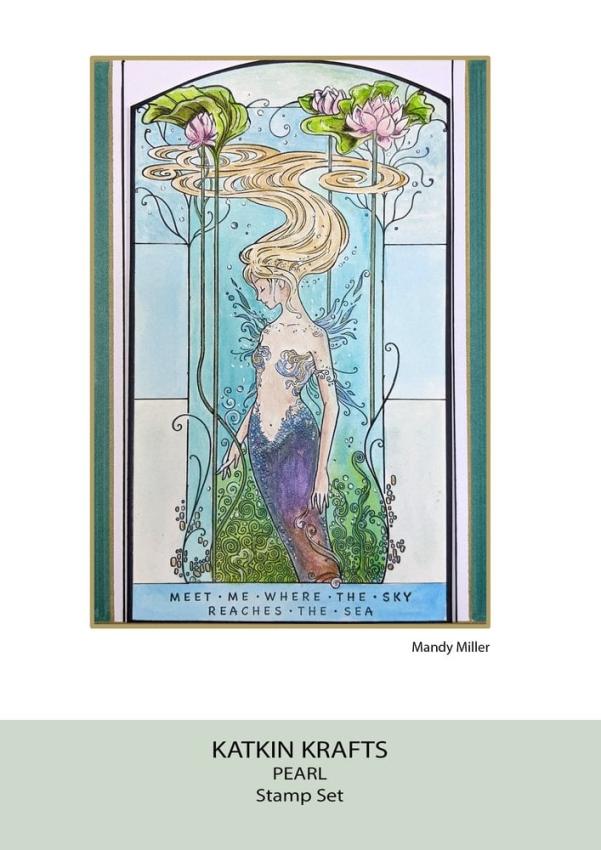 Katkin Krafts - Stempelset "Pearl" Clear Stamps