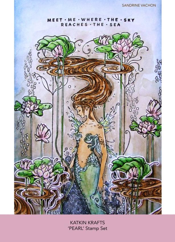 Katkin Krafts - Stempelset "Pearl" Clear Stamps