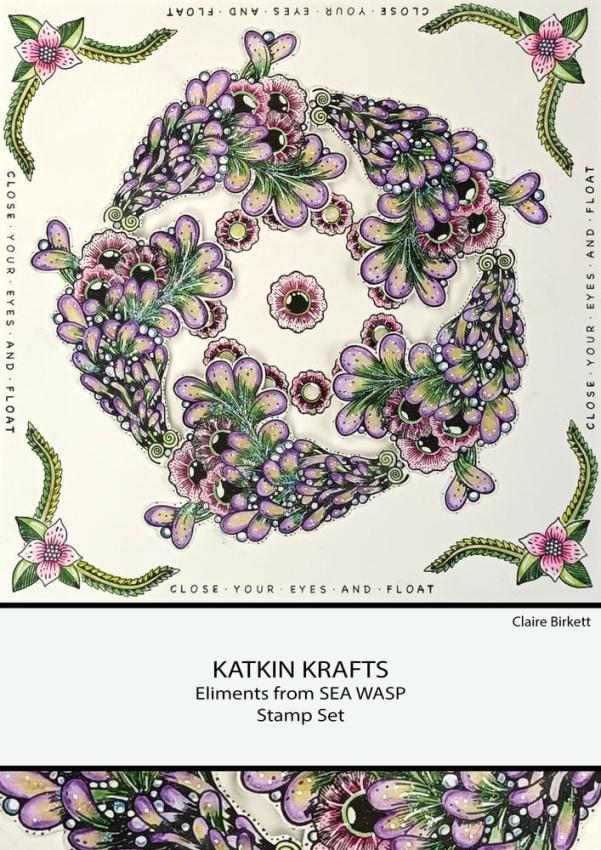 Katkin Krafts - Stempelset "Sea Wasp" Clear Stamps