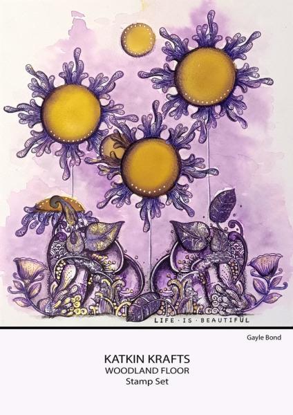 Katkin Krafts - Stempelset "Woodland Floor" Clear Stamps