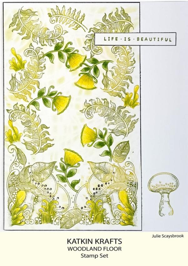 Katkin Krafts - Stempelset "Woodland Floor" Clear Stamps