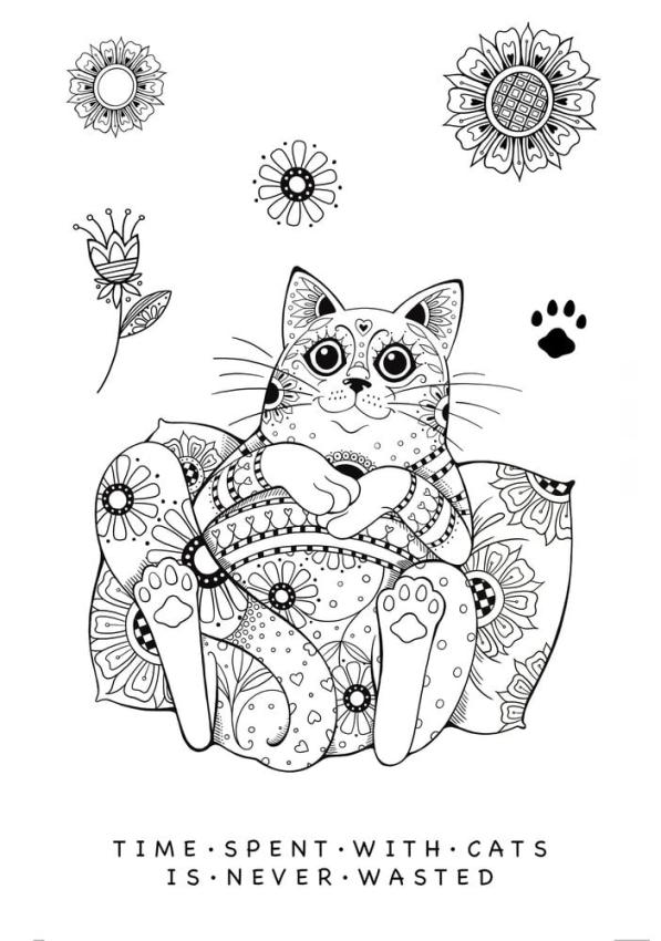 Katkin Krafts - Stempelset "Just Chillin'" Clear Stamps