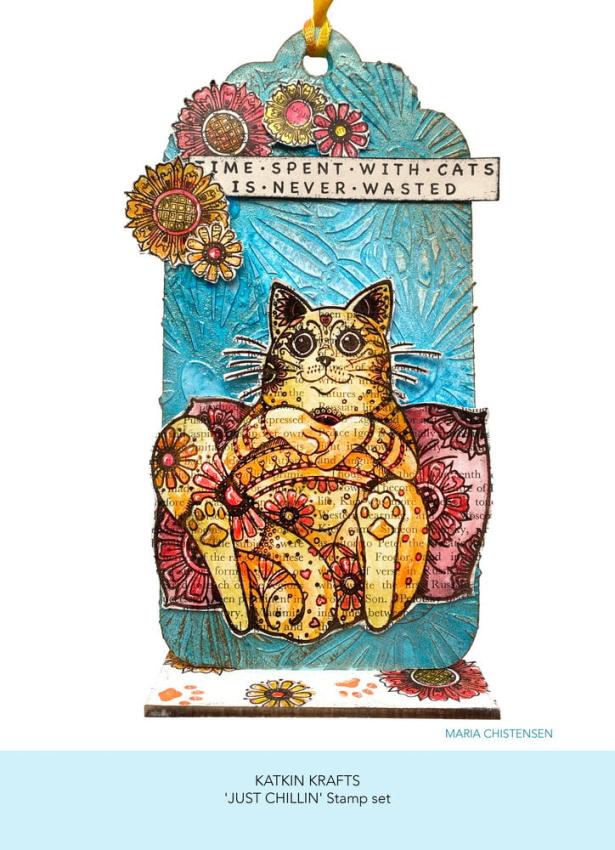 Katkin Krafts - Stempelset "Just Chillin'" Clear Stamps