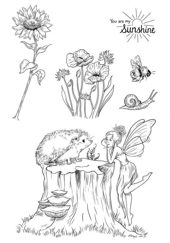 Katkin Krafts - Stempelset "Summer Fairy" Clear Stamps