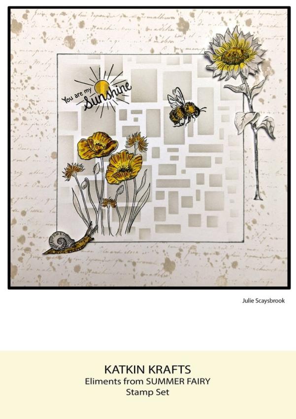 Katkin Krafts - Stempelset "Summer Fairy" Clear Stamps
