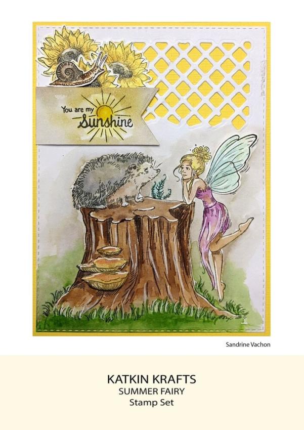 Katkin Krafts - Stempelset "Summer Fairy" Clear Stamps
