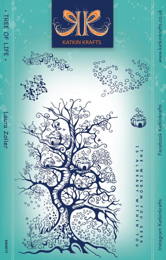 Katkin Krafts - Stempelset "Tree Of Life" Clear Stamps