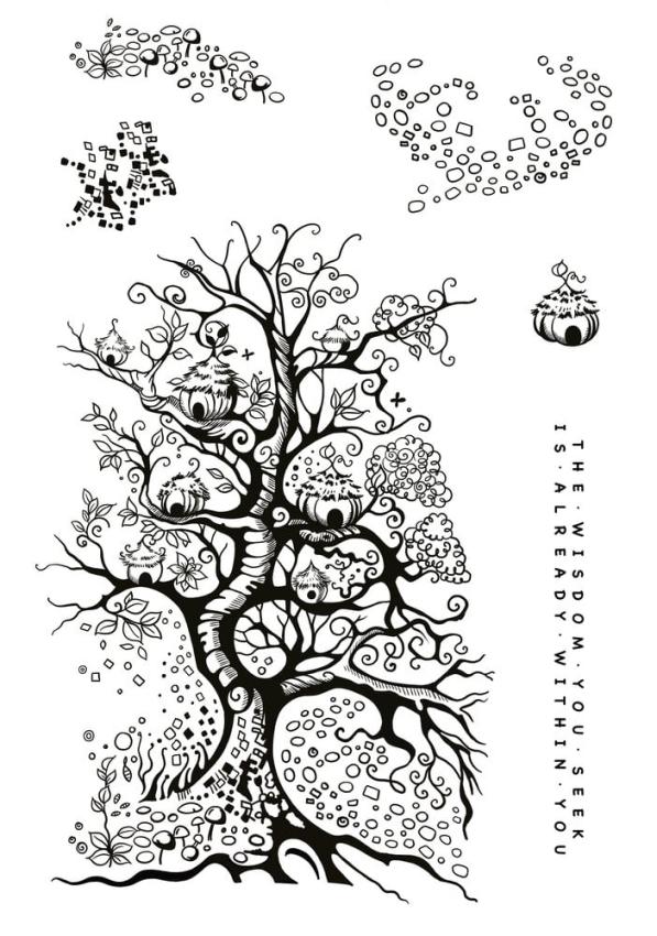 Katkin Krafts - Stempelset "Tree Of Life" Clear Stamps