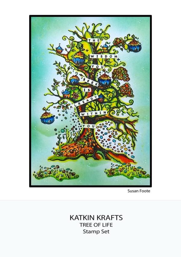 Katkin Krafts - Stempelset "Tree Of Life" Clear Stamps
