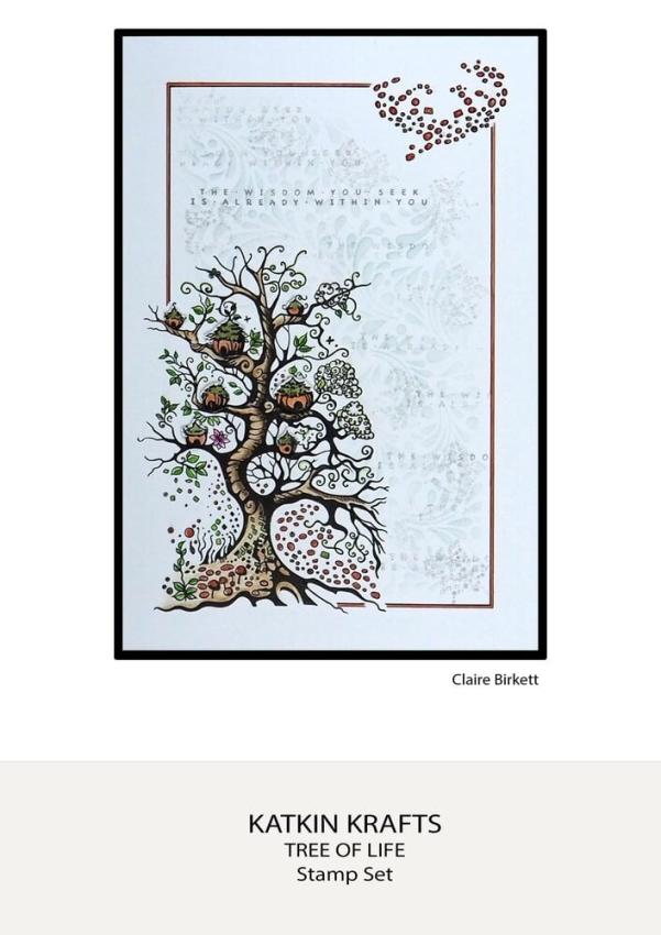 Katkin Krafts - Stempelset "Tree Of Life" Clear Stamps