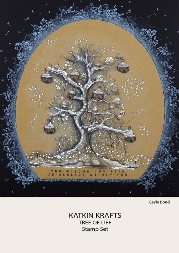 Katkin Krafts - Stempelset "Tree Of Life" Clear Stamps