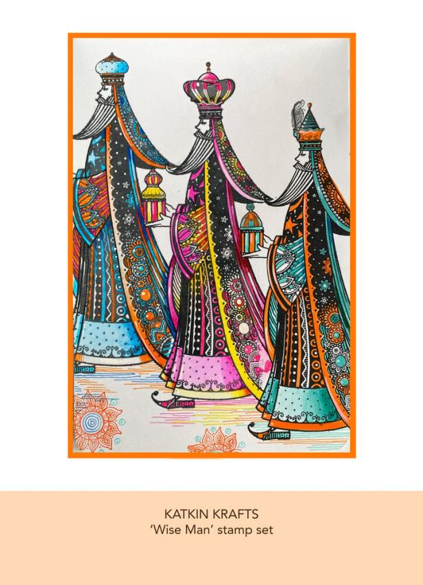 Katkin Krafts - Stempelset "Wise Man" Clear Stamps