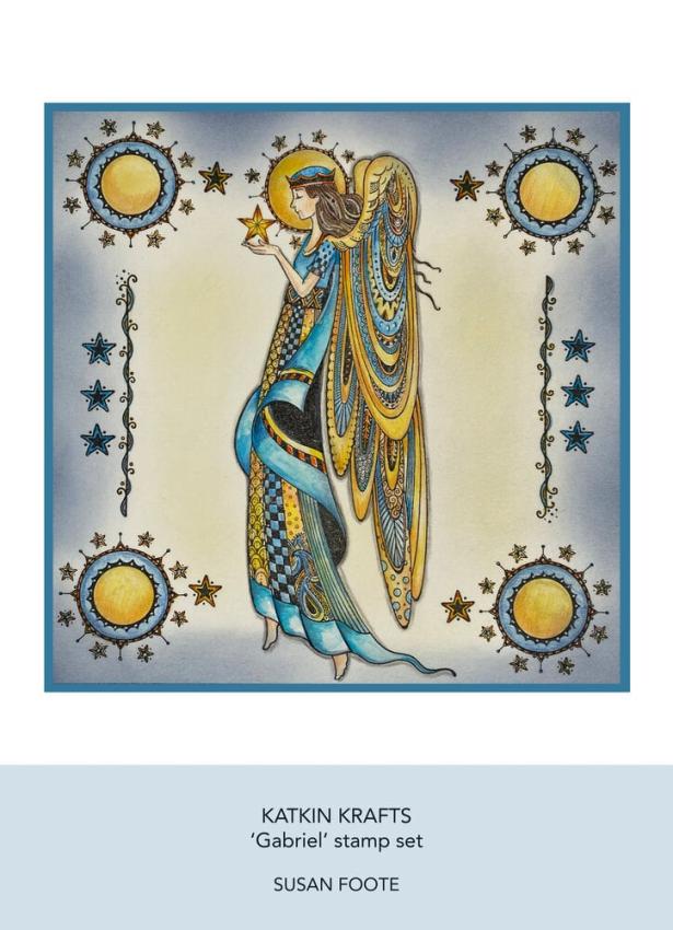 Katkin Krafts - Stempelset "Gabriel" Clear Stamps
