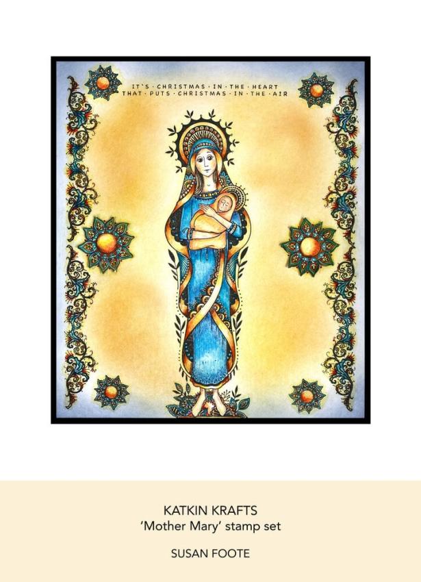 Katkin Krafts - Stempelset "Mother Mary" Clear Stamps
