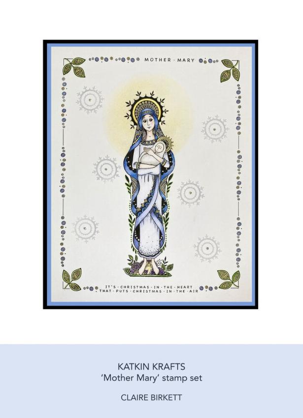 Katkin Krafts - Stempelset "Mother Mary" Clear Stamps