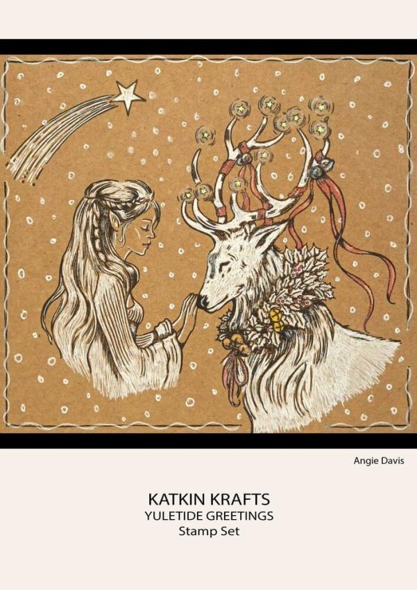 Katkin Krafts - Stempelset "Yuletide Greetings" Clear Stamps