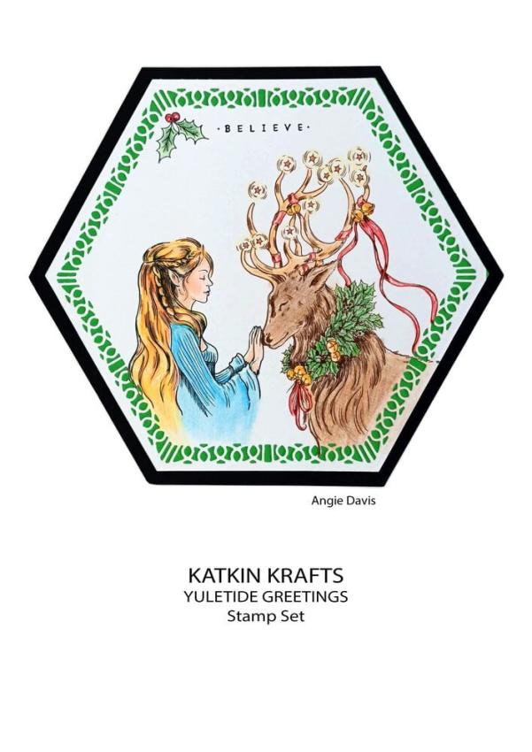 Katkin Krafts - Stempelset "Yuletide Greetings" Clear Stamps