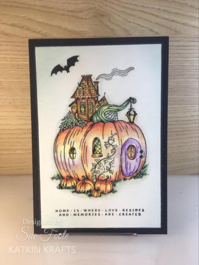 Katkin Krafts - Stempelset "Home Sweet Home" Clear Stamps