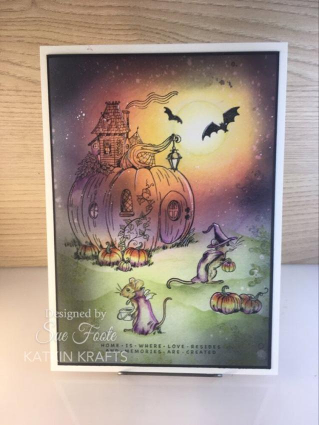 Katkin Krafts - Stempelset "Home Sweet Home" Clear Stamps