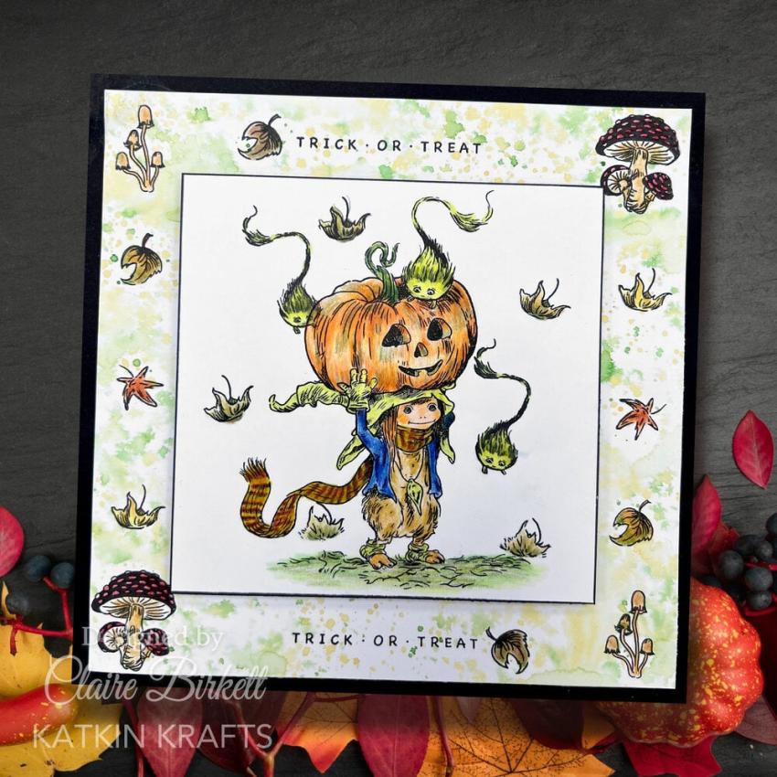 Katkin Krafts - Stempelset "Trick Or Treat" Clear Stamps
