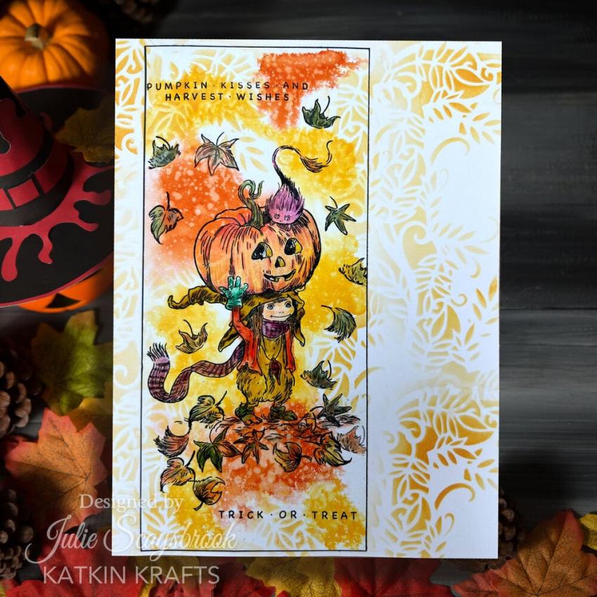 Katkin Krafts - Stempelset "Trick Or Treat" Clear Stamps