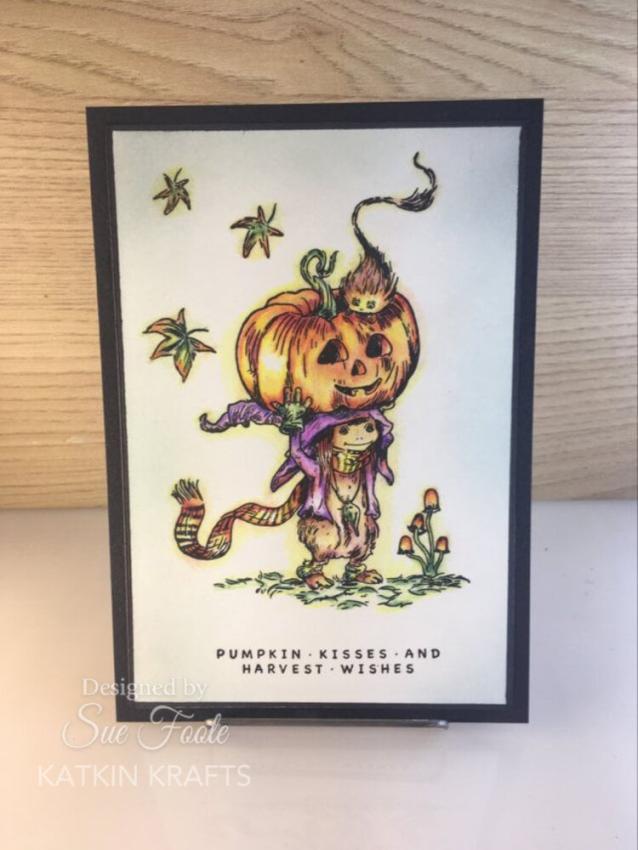 Katkin Krafts - Stempelset "Trick Or Treat" Clear Stamps