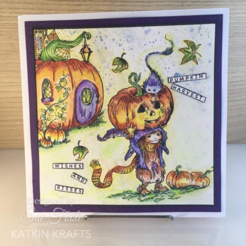 Katkin Krafts - Stempelset "Trick Or Treat" Clear Stamps