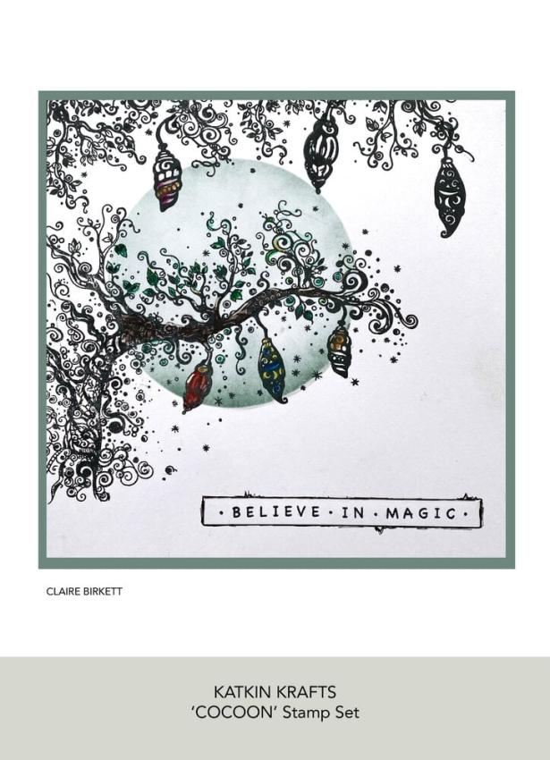 Katkin Krafts - Stempelset "Cocoon" Clear Stamps
