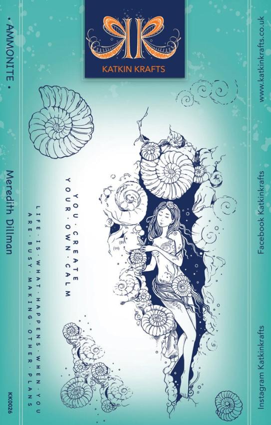 Katkin Krafts - Stempelset "Ammonite" Clear Stamps