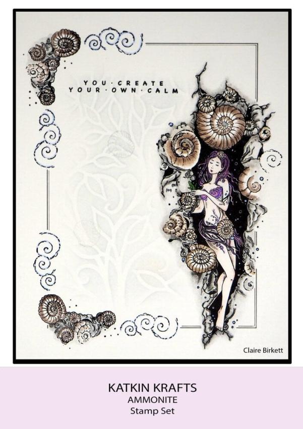 Katkin Krafts - Stempelset "Ammonite" Clear Stamps