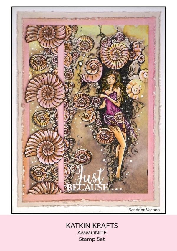 Katkin Krafts - Stempelset "Ammonite" Clear Stamps