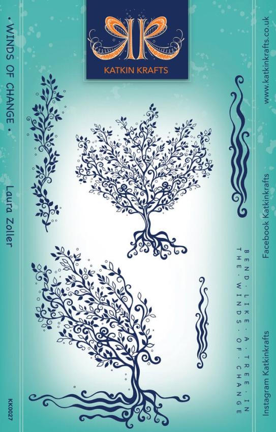 Katkin Krafts - Stempelset "Winds Of Change" Clear Stamps