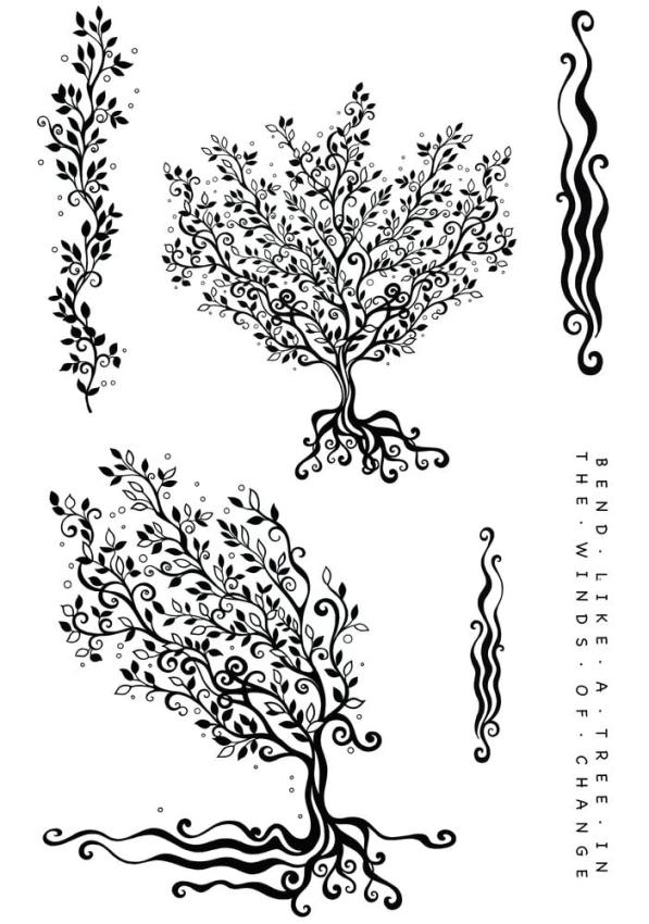 Katkin Krafts - Stempelset "Winds Of Change" Clear Stamps