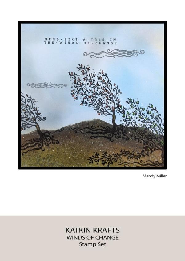 Katkin Krafts - Stempelset "Winds Of Change" Clear Stamps