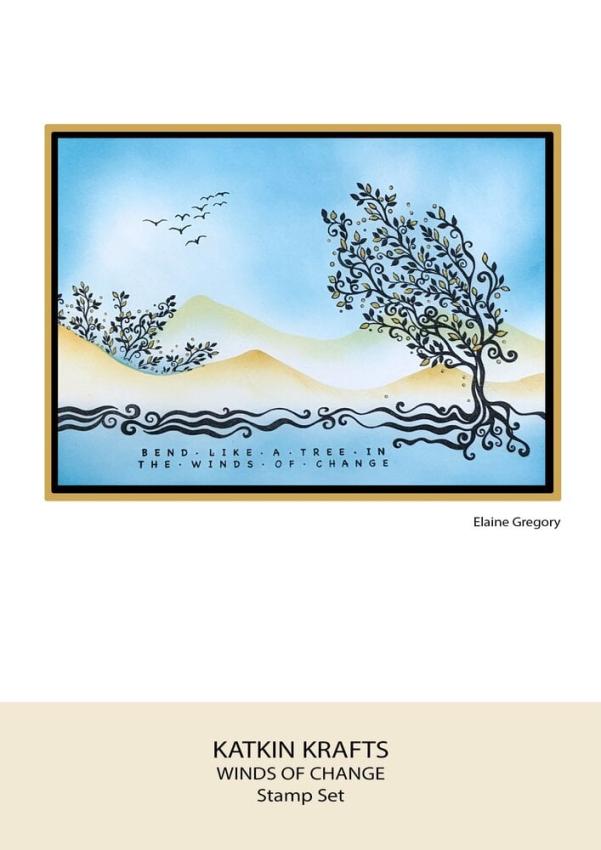 Katkin Krafts - Stempelset "Winds Of Change" Clear Stamps