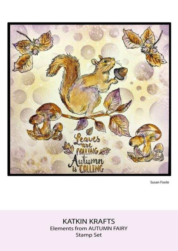 Katkin Krafts - Stempelset "Autumn Fairy" Clear Stamps